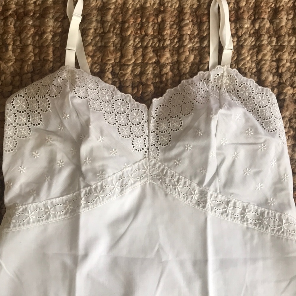 Vintage cotton slip dress